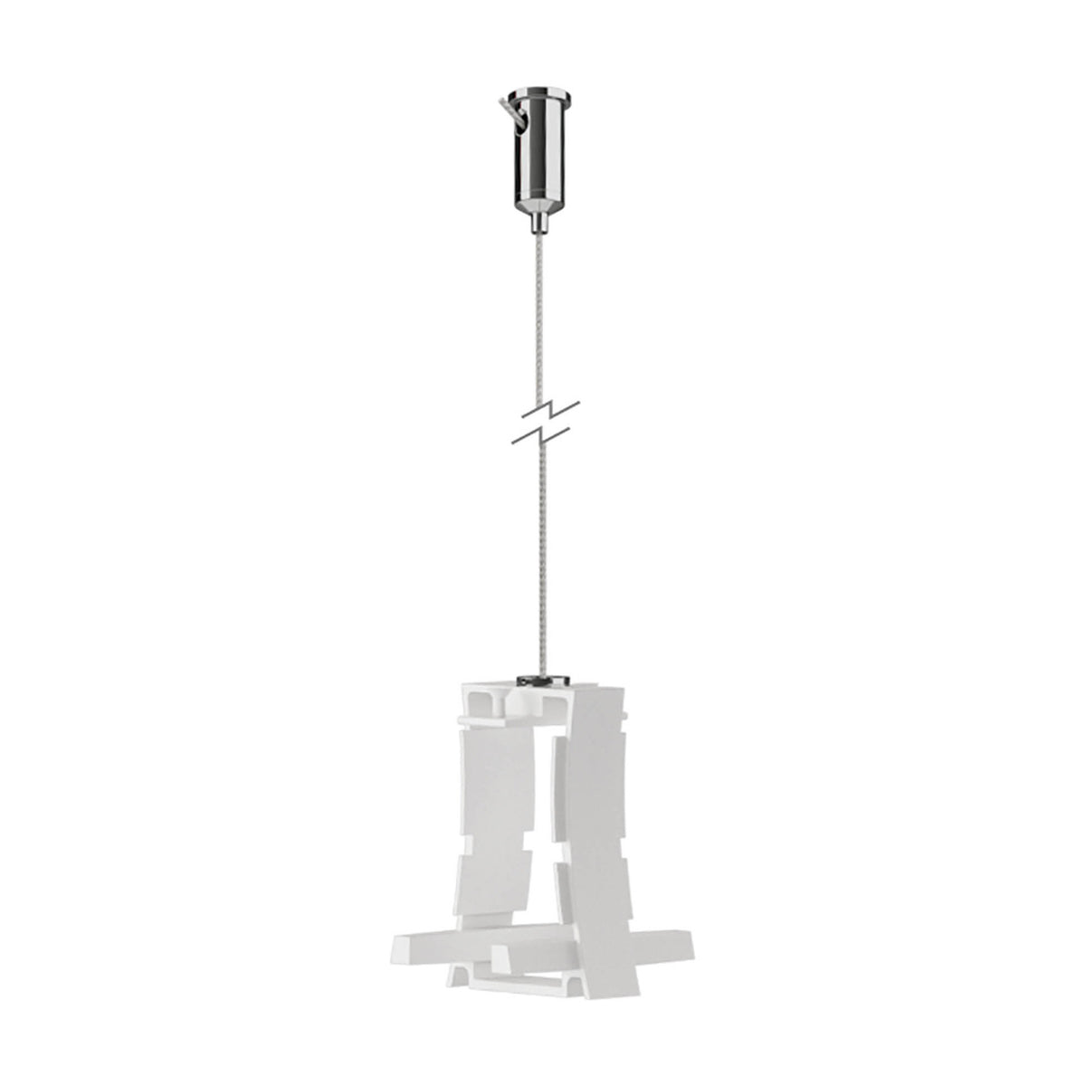 Hanok Middle Connector 210cm Drop - White