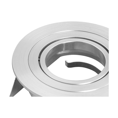 Basico Round Downlight 80mm Cut-Out 95mm Dia - Aluminium