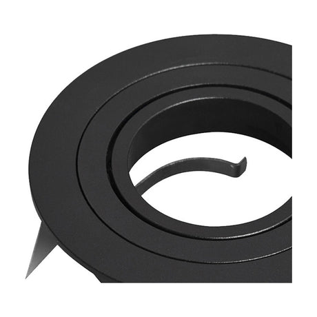 Basico Round Downlight 80mm Cut-Out 95mm Dia - Black