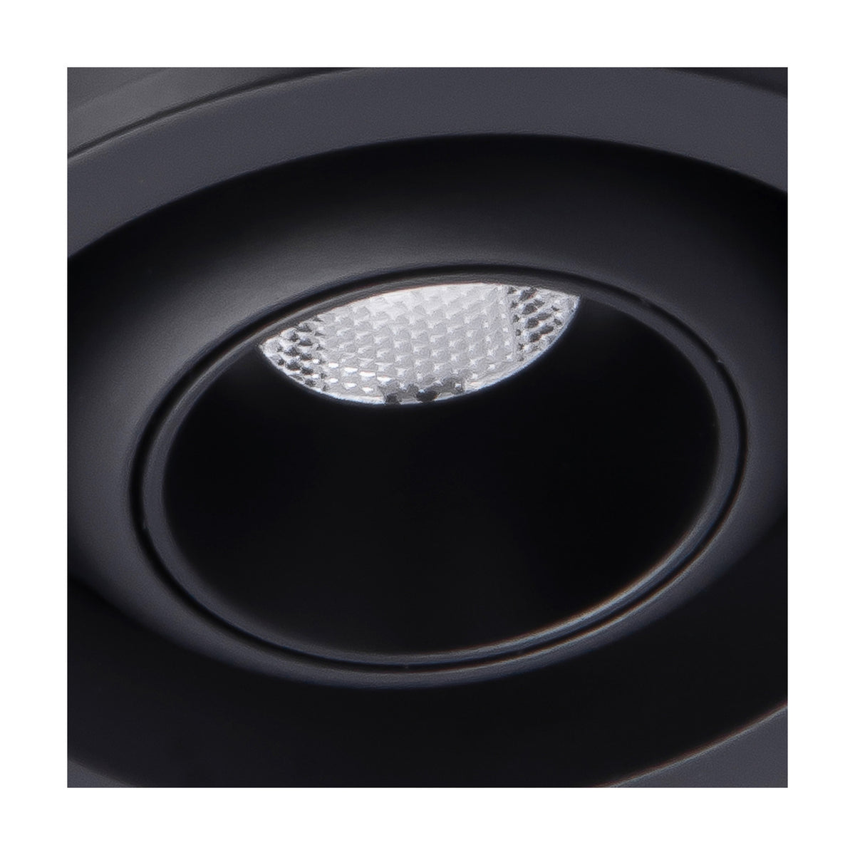Neptuno Recessed Spotlight 3W 2700K 50mm - Black