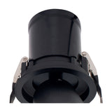 Garda Recessed Downlight 75mm Cut-Out 7W 3000K - Black