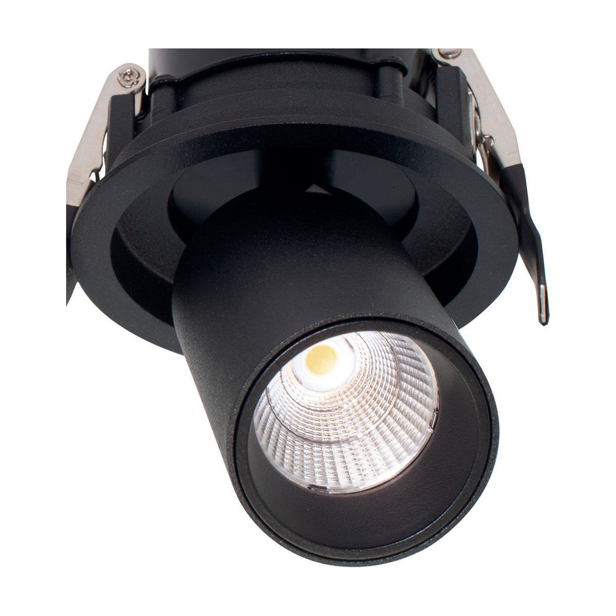 Garda Recessed Downlight 75mm Cut-Out 7W 3000K - Black
