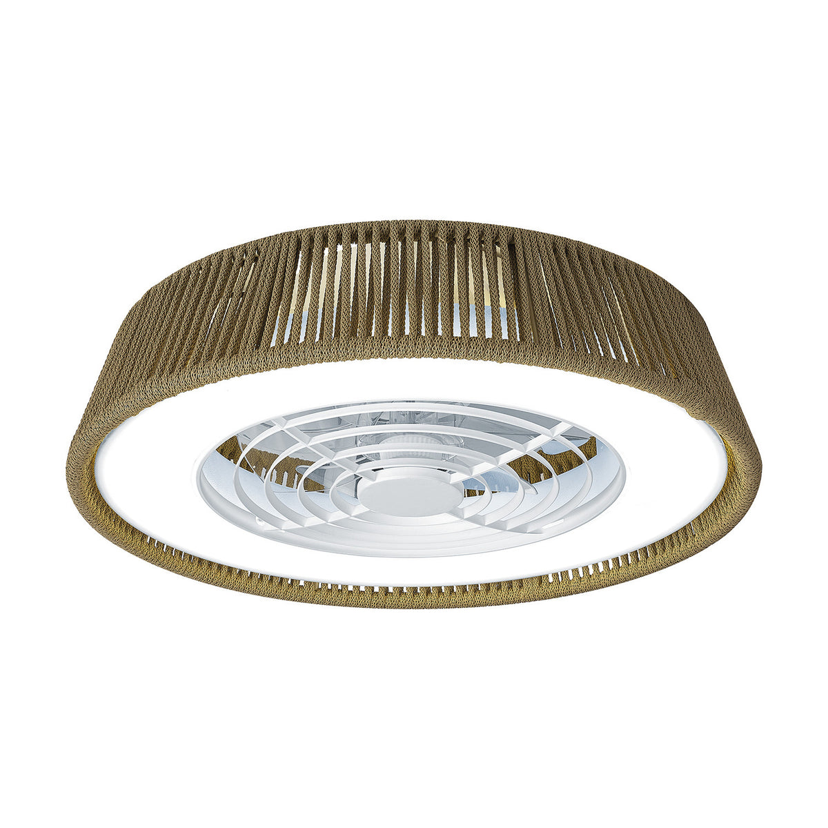 Polinesia Dimmable Ceiling Light 55W 58cm - Beige Oscu