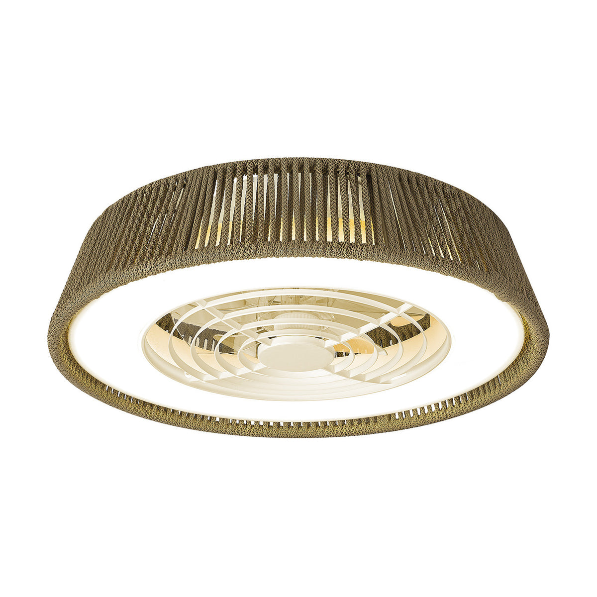 Polinesia Dimmable Ceiling Light 55W 58cm - Beige Oscu
