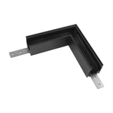 Magneto Shallow Single Connector Surface L-Joint 90º - Black