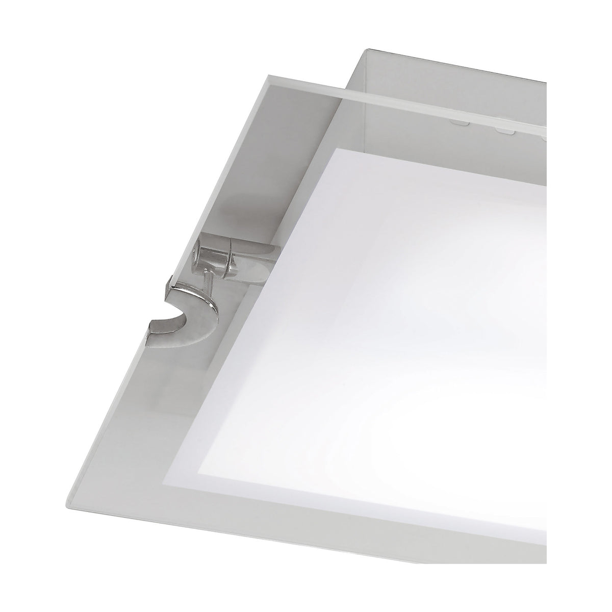 Close-up of the Magneto 12W Linear Track Light, a slim 25cm black aluminium bar fixture with a magnetic mounting clip and white LED lens, shown on a plain white background.