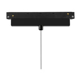 Magneto Track Light 3000K 55mm Wide 180cm Drop Triac - Black