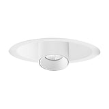 Trimasi recessed spotlight in sand white with a round trim and adjustable inner ring, shown on a plain white background.