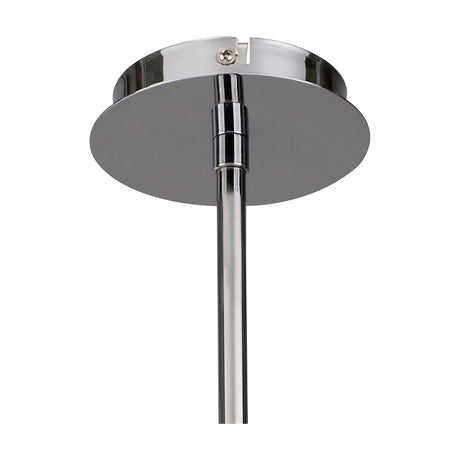 Amel 6 Light Semi Flush Ceiling Light 61cm - Polished Chrome