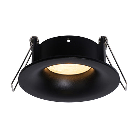 Tavira Round Downlight 68mm Cut-Out 85mm Dia - Black