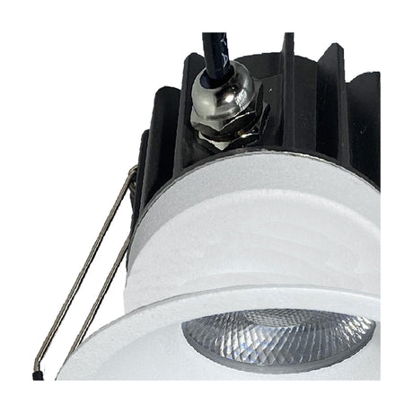 Rombok 12W Downlight 75mm Cut-Out 85mm Dia 1080lm - White