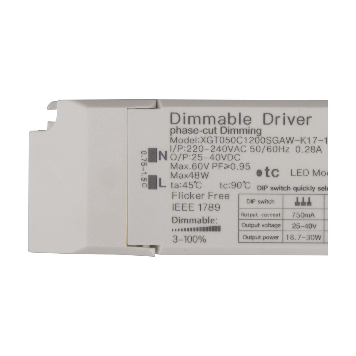 Sunset 48W LED Driver 18.4cm - White