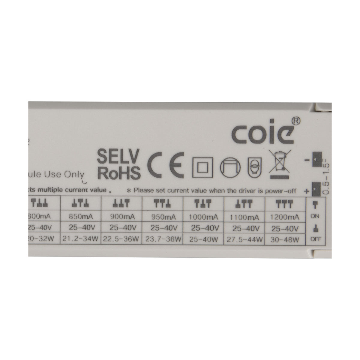 Sunset 48W LED Driver 18.4cm - White