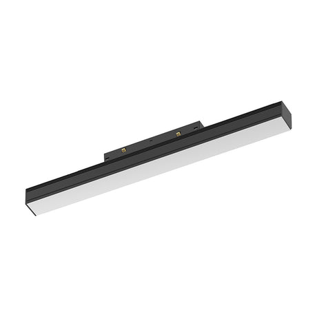 Magneto 16W Linear Track Light, 60cm black aluminium bar with continuous diffuser and magnetic mounting connector, 4000K cool white, shown on a plain background.