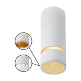 Split GU11 Spotlight 40mm Dia 10cm High - White
