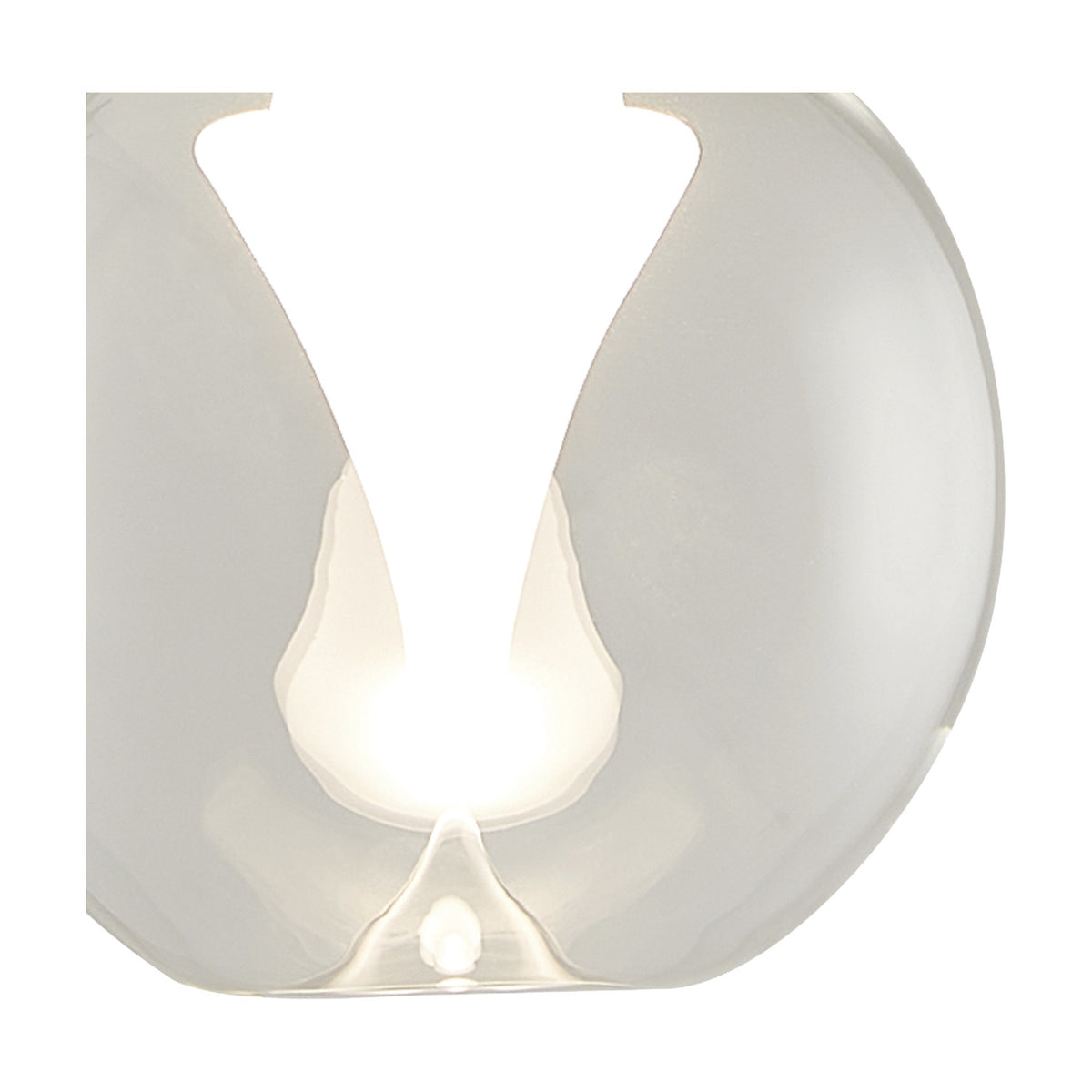 Andromeda Round Lamp Shade 13cm - Clear