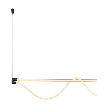 Fugaz Pendant Light 1.465m Drop - Sand Black