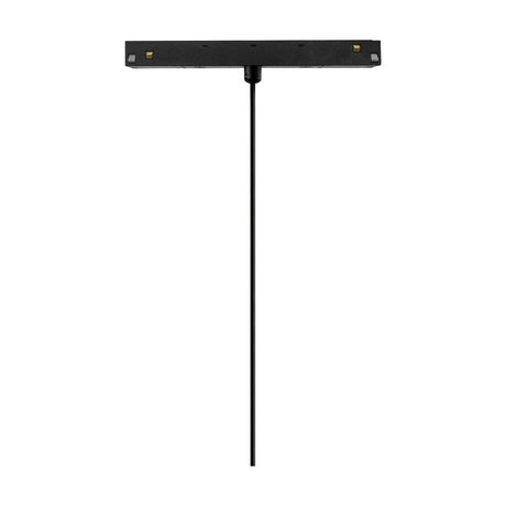 Magneto 5W Dimmable Track Light in black, 20cm bar with integral LED head on a slim vertical drop, shown on a plain white background.