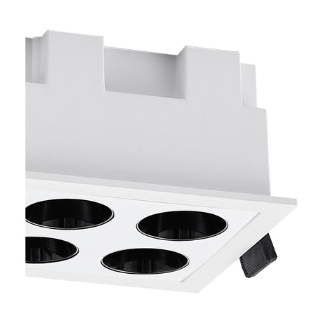 Blau 4 Light 10W Downlight 70mm Cut-Out 75mm Long 750lm - White