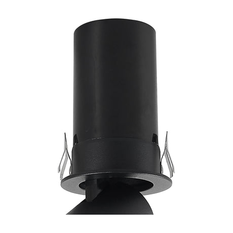 Garda 7W Downlight 45mm Cut-Out 53mm Dia 2700K 515lm - Black