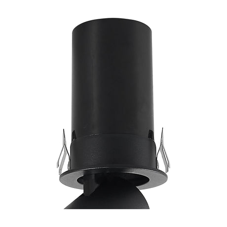 Garda 7W Downlight 45mm Cut-Out 53mm Dia 3000K 595lm - Black