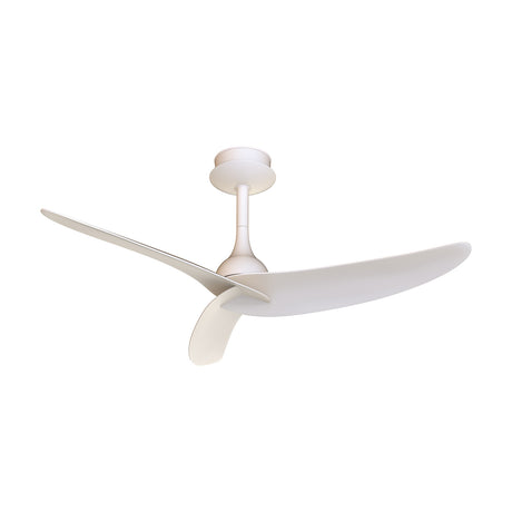 Ipanema Ceiling Fan, 1.17m diameter, with two curved white blades and a short white ceiling mount, shown against a plain white background.