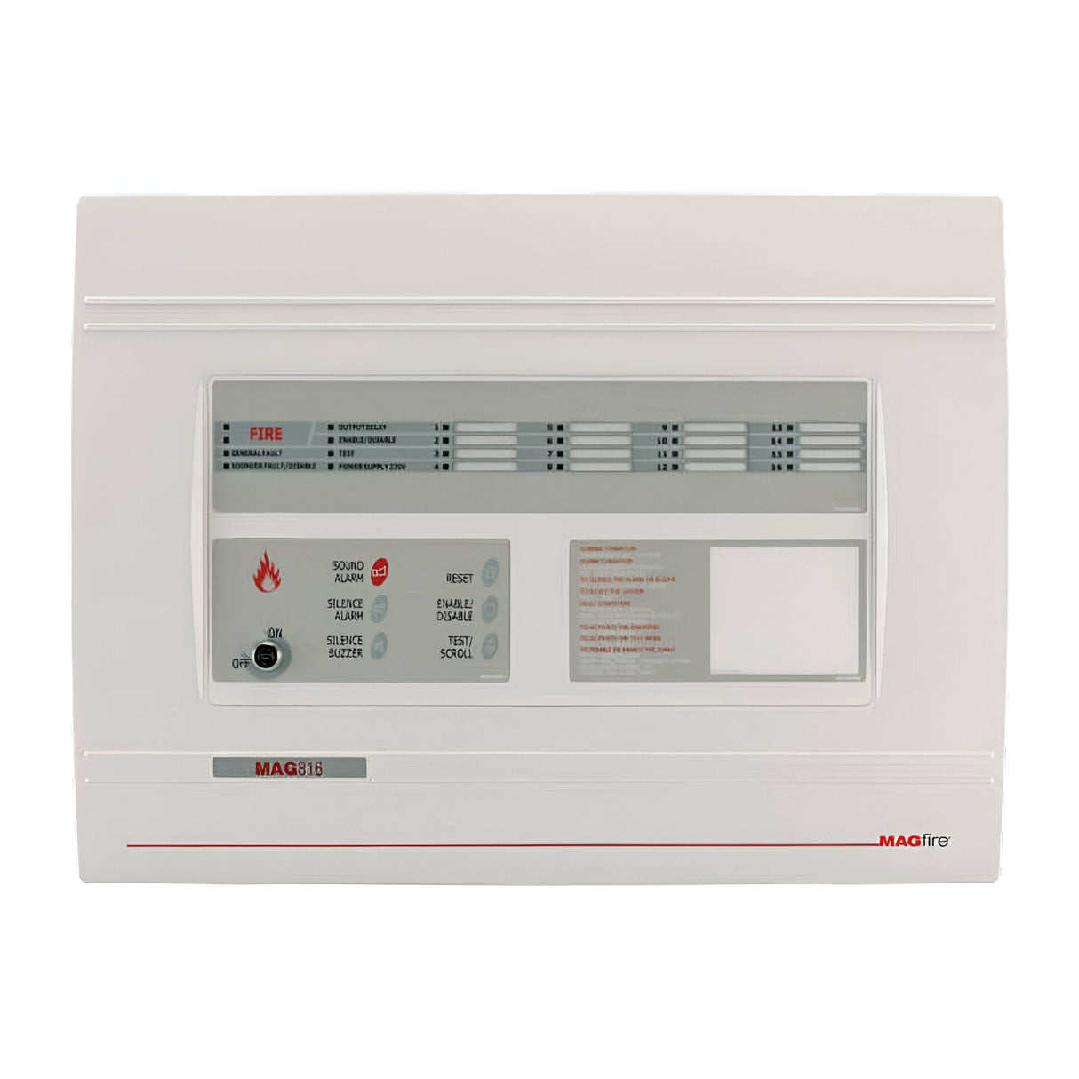 Conventional 8-16 Zone ABS Fire Panel