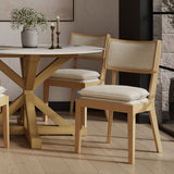 Maggie Dining Chair - Frost with Umber