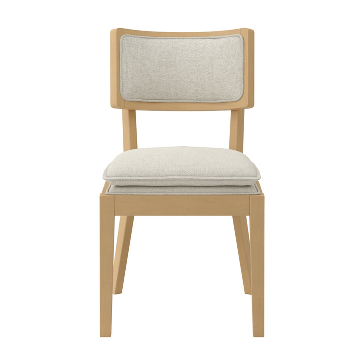 Maggie Dining Chair - Frost with Umber
