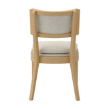 Maggie Dining Chair - Frost with Umber