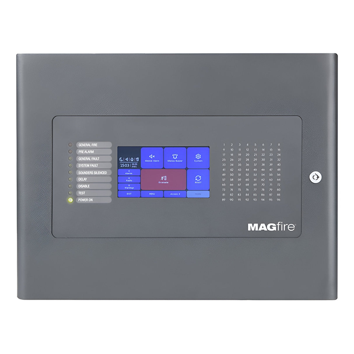 MAGPRO Addressable 96 Zone Fire Alarm Panel - Grey