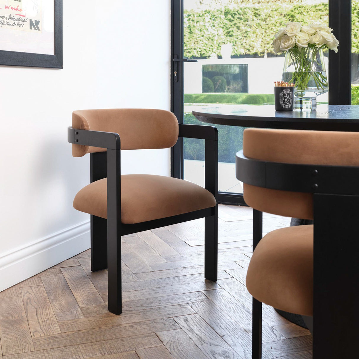 Mai Dining Chair – Black with Mole