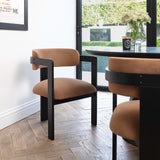 Mai Dining Chair – Black with Mole