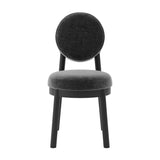 Maru Dining Chair – Monument with Black