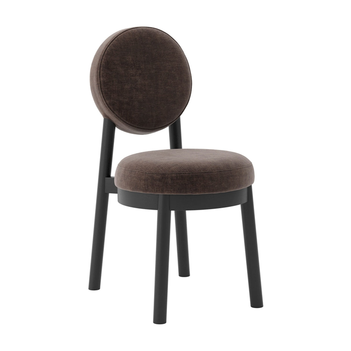Maru Dining Chair - Treacle with Black