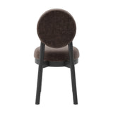 Maru Dining Chair - Treacle with Black