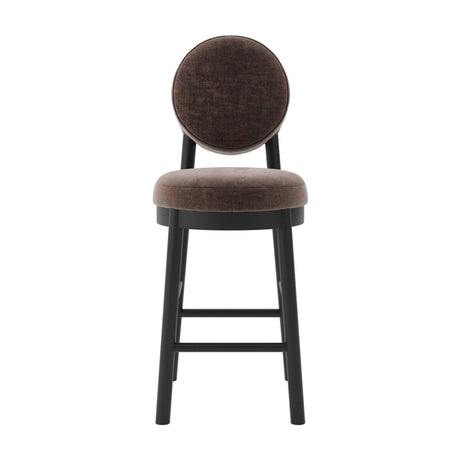 Maru Bar Stool - Treacle with Black