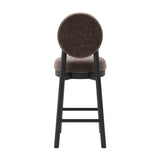 Maru Bar Stool - Treacle with Black