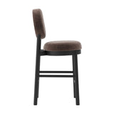 Maru Bar Stool - Treacle with Black