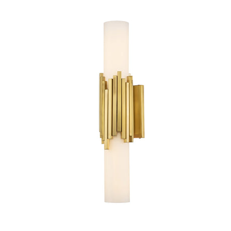 Marvele 2 Light Wall Light - Aged Brass