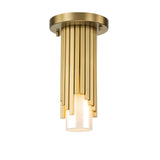 Marvele 1 Light Mini Pendant Light - Aged Brass