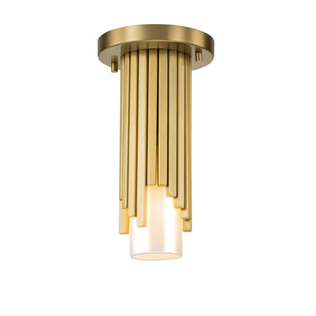 Marvele 1 Light Mini Pendant Light - Aged Brass