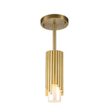 Marvele 1 Light Mini Pendant Light - Aged Brass