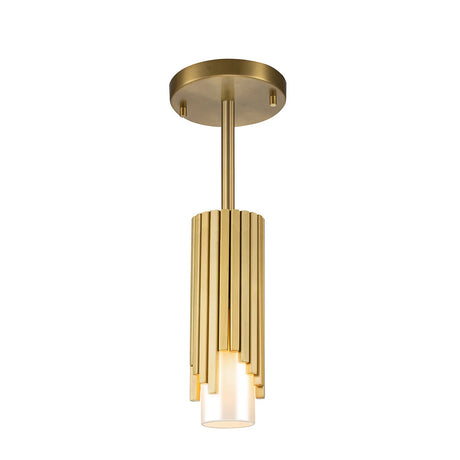 Marvele 1 Light Mini Pendant Light - Aged Brass
