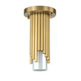 Marvele 1 Light Mini Pendant Light - Aged Brass