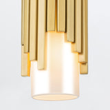 Marvele 1 Light Mini Pendant Light - Aged Brass
