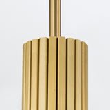 Marvele 1 Light Mini Pendant Light - Aged Brass