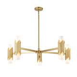 Marvele 10 Light Chandelier - Aged Brass