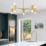 Marvele 10 Light Chandelier - Aged Brass