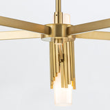 Marvele 10 Light Chandelier - Aged Brass